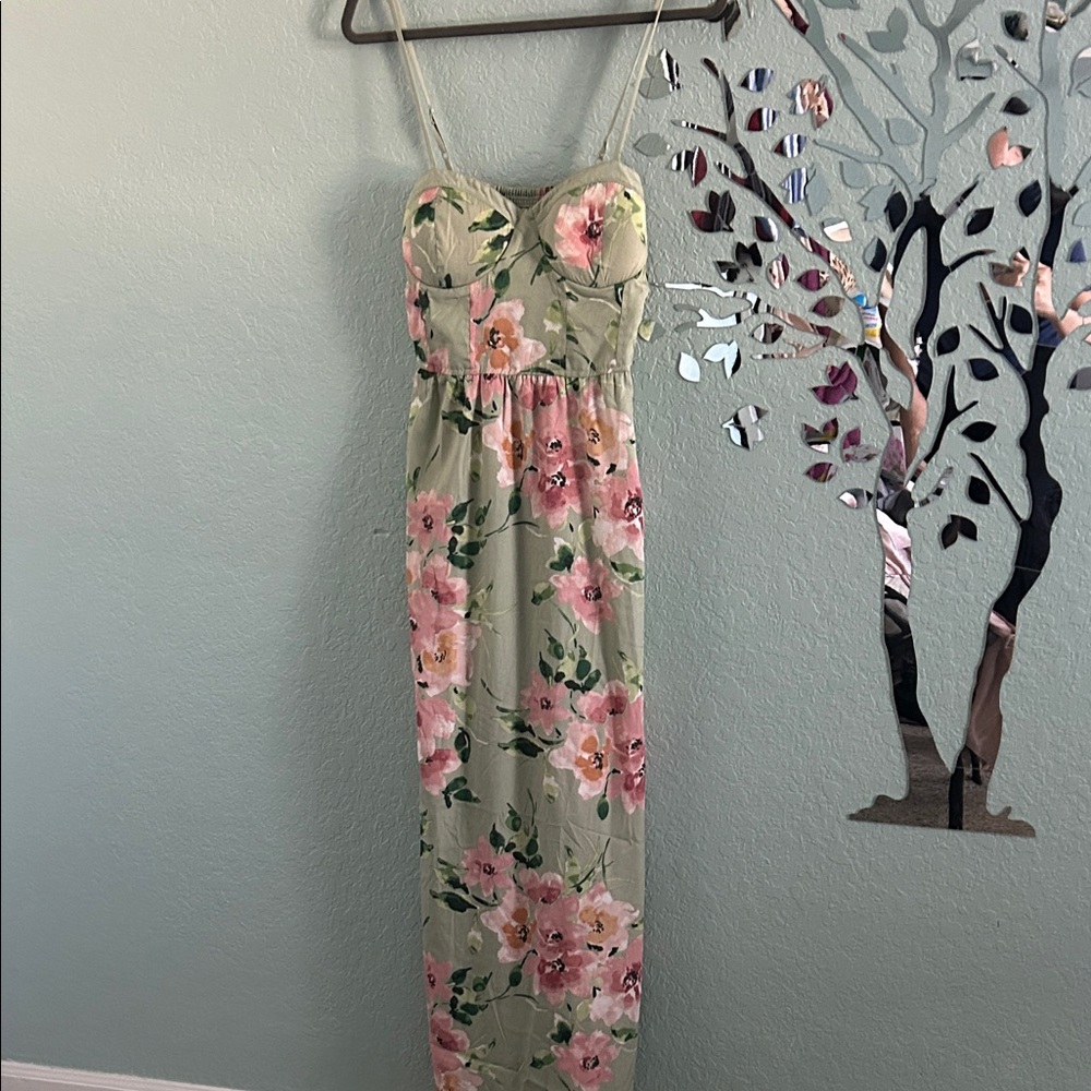 Floral Fun Dress with pockets M